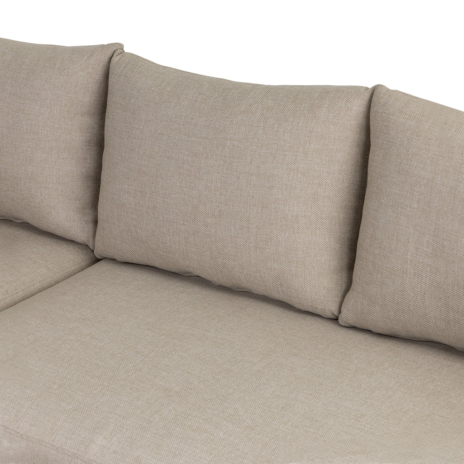 Gomera Outdoor Corner Set with Coffee Table | Natural Beige 