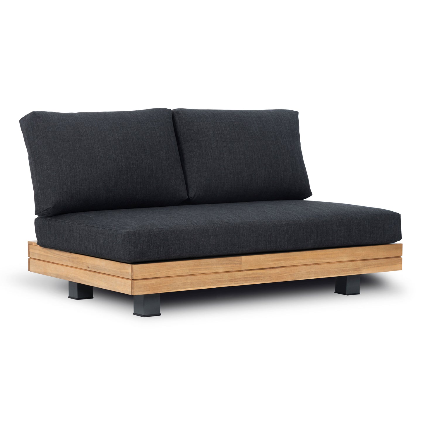 Celenza Outdoor Loveseat (50") | Heathered Grey