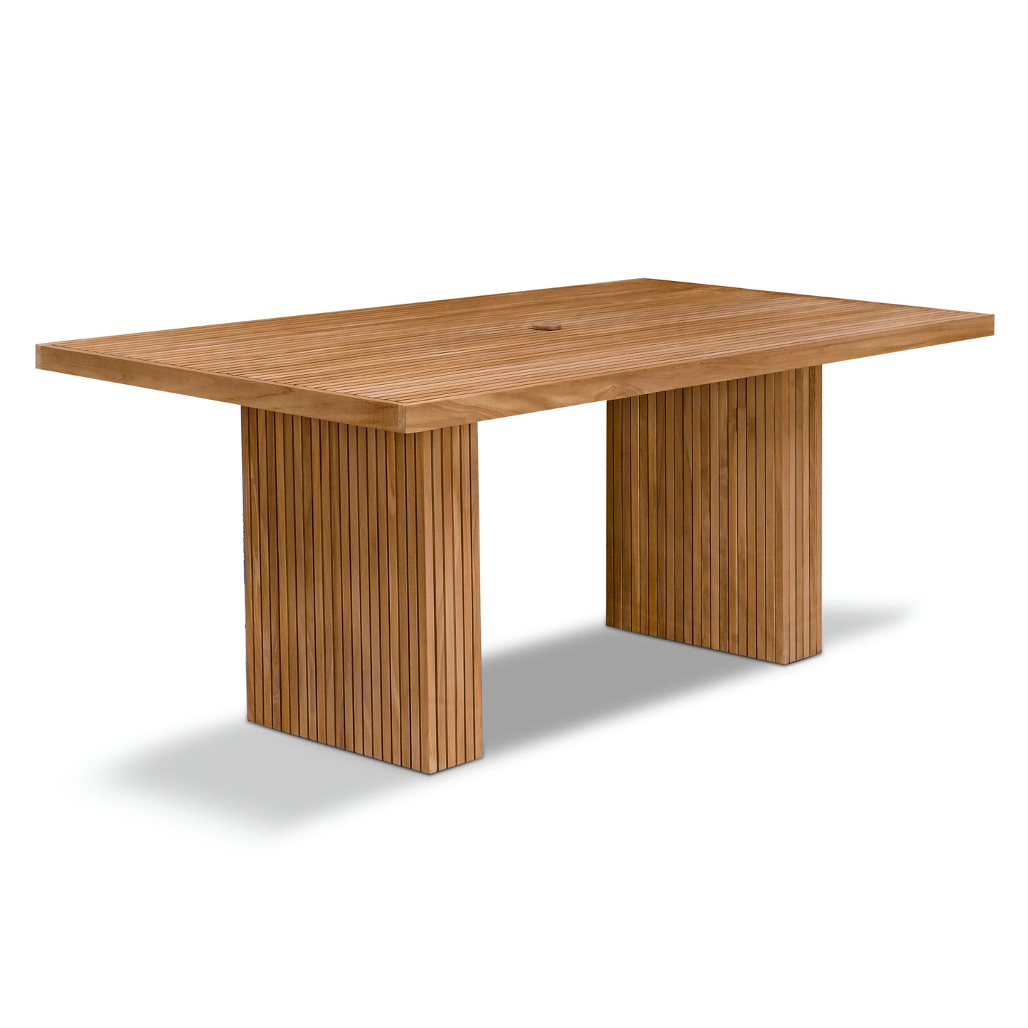 Calen 72" Outdoor Teak Dining Table | Natural