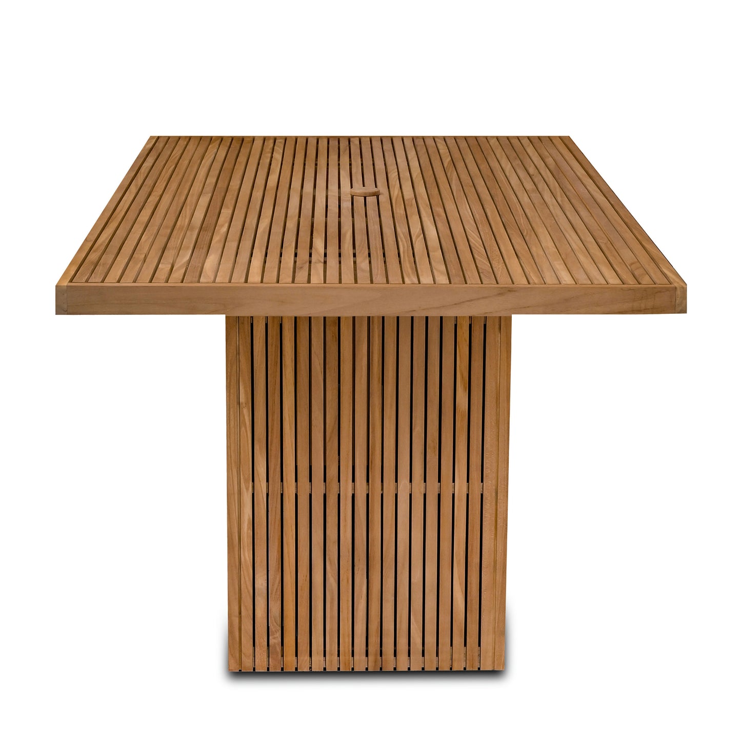 Calen 72" Outdoor Teak Dining Table | Natural