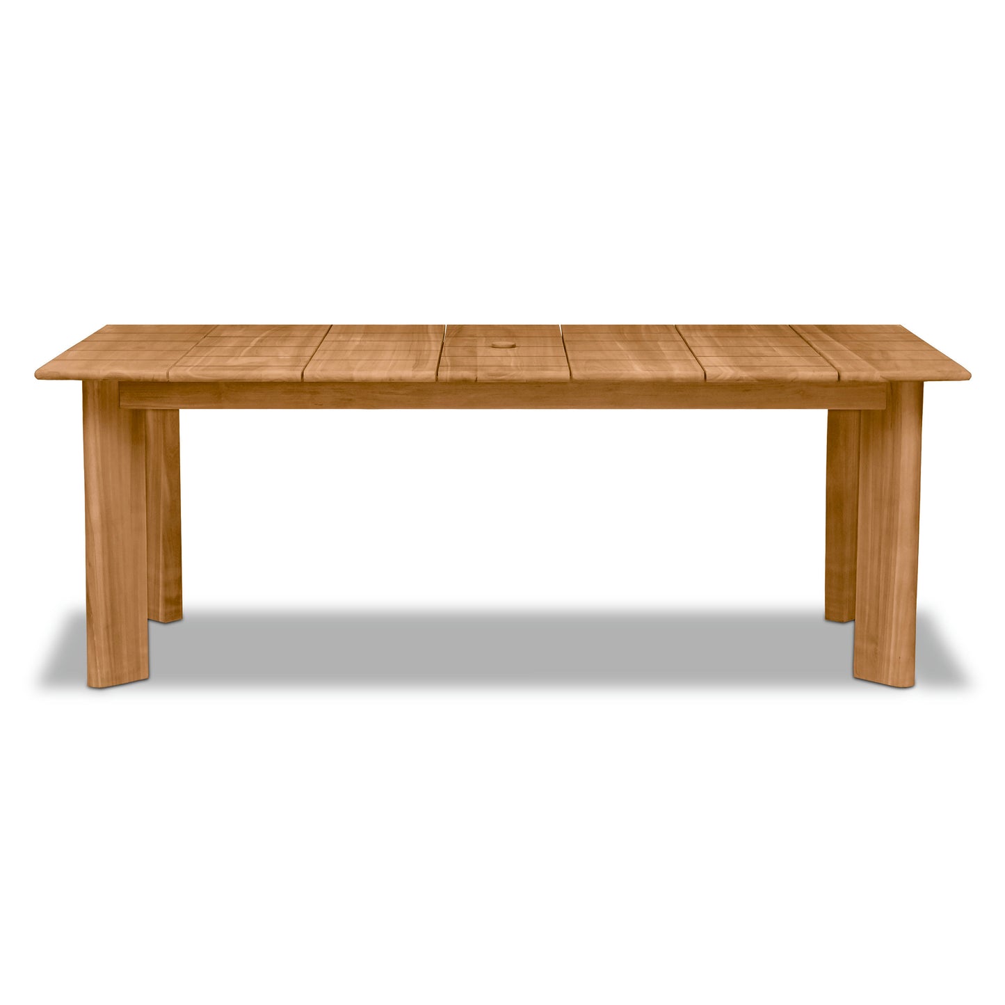 Mira 84" Outdoor Teak Dining Table | Natural