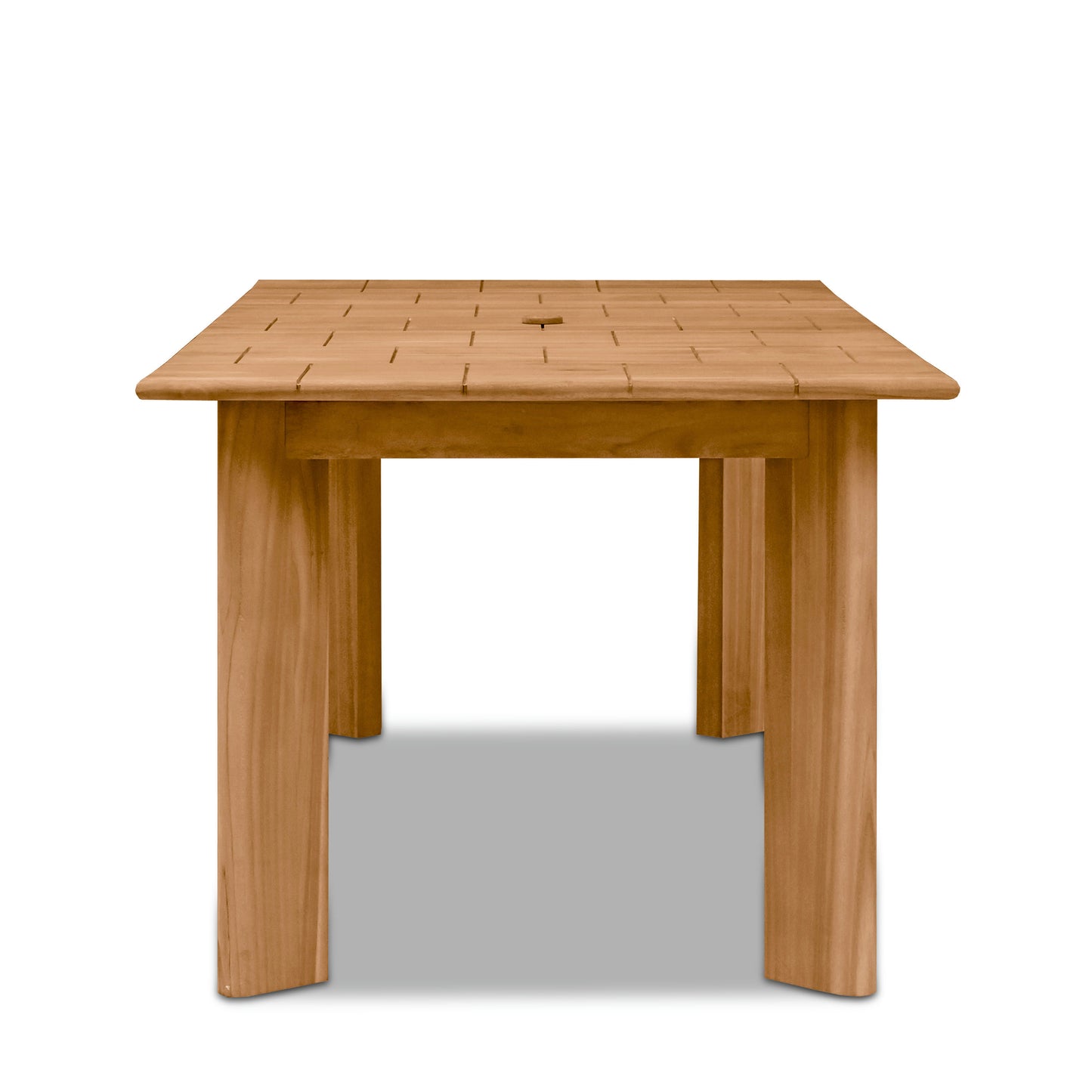 Mira 84" Outdoor Teak Dining Table | Natural