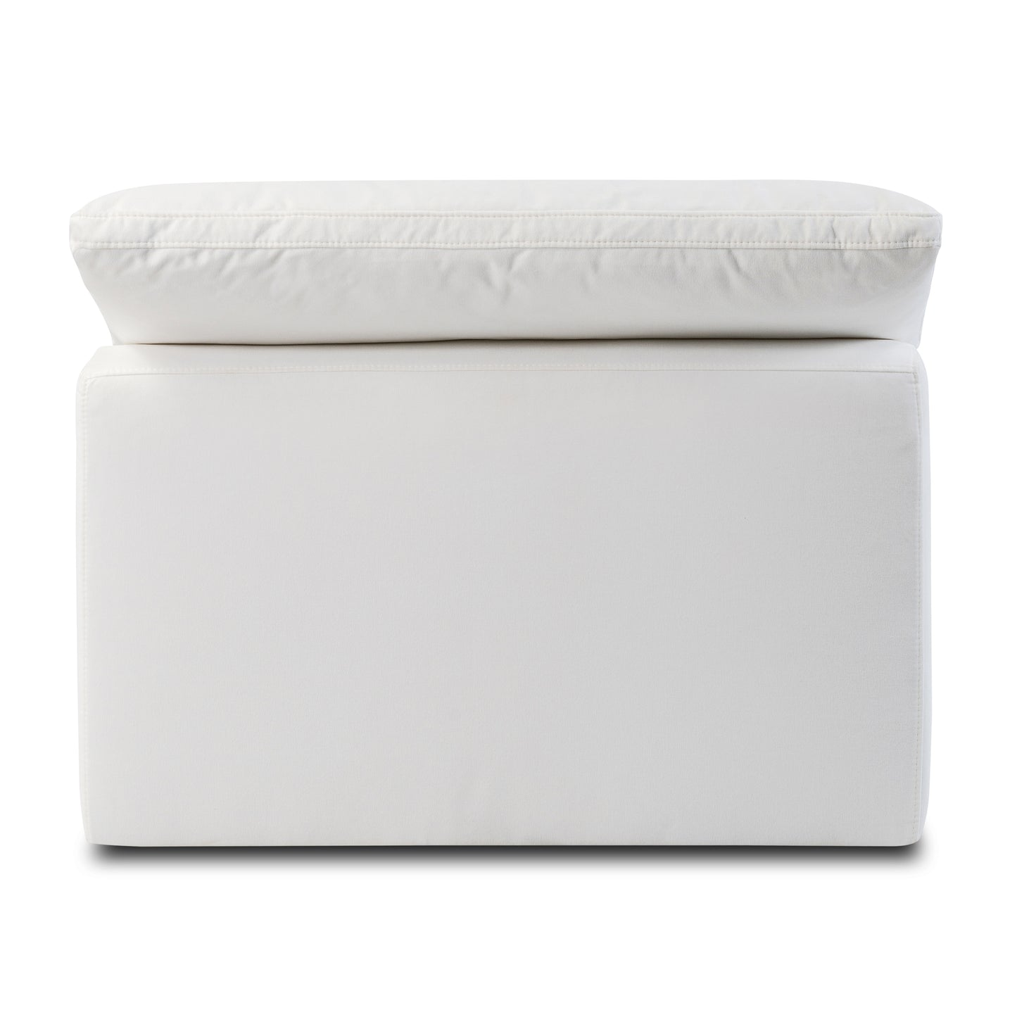 Aspen Armless Chair | Cotton White