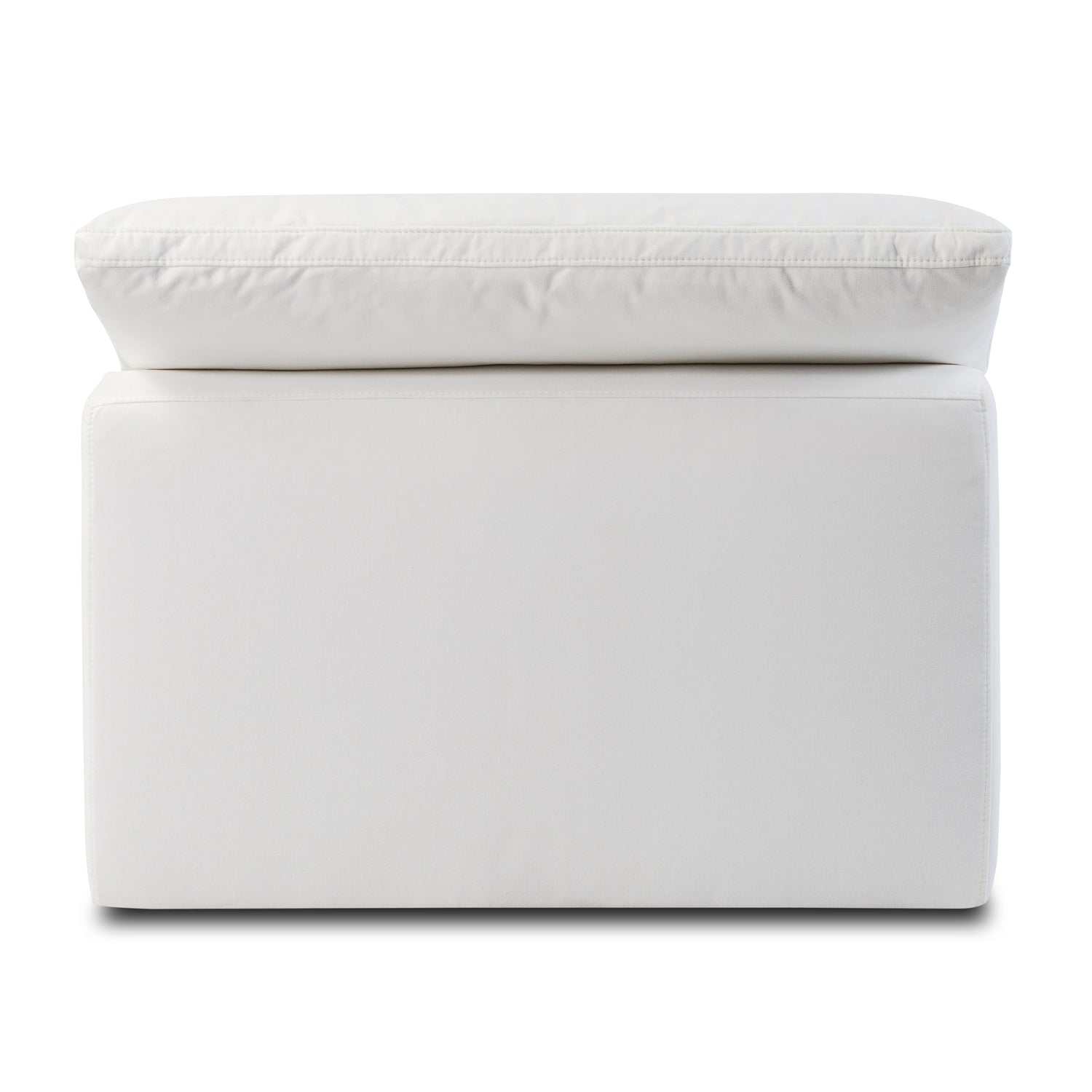 Aspen Armless Chair | Cotton White 
