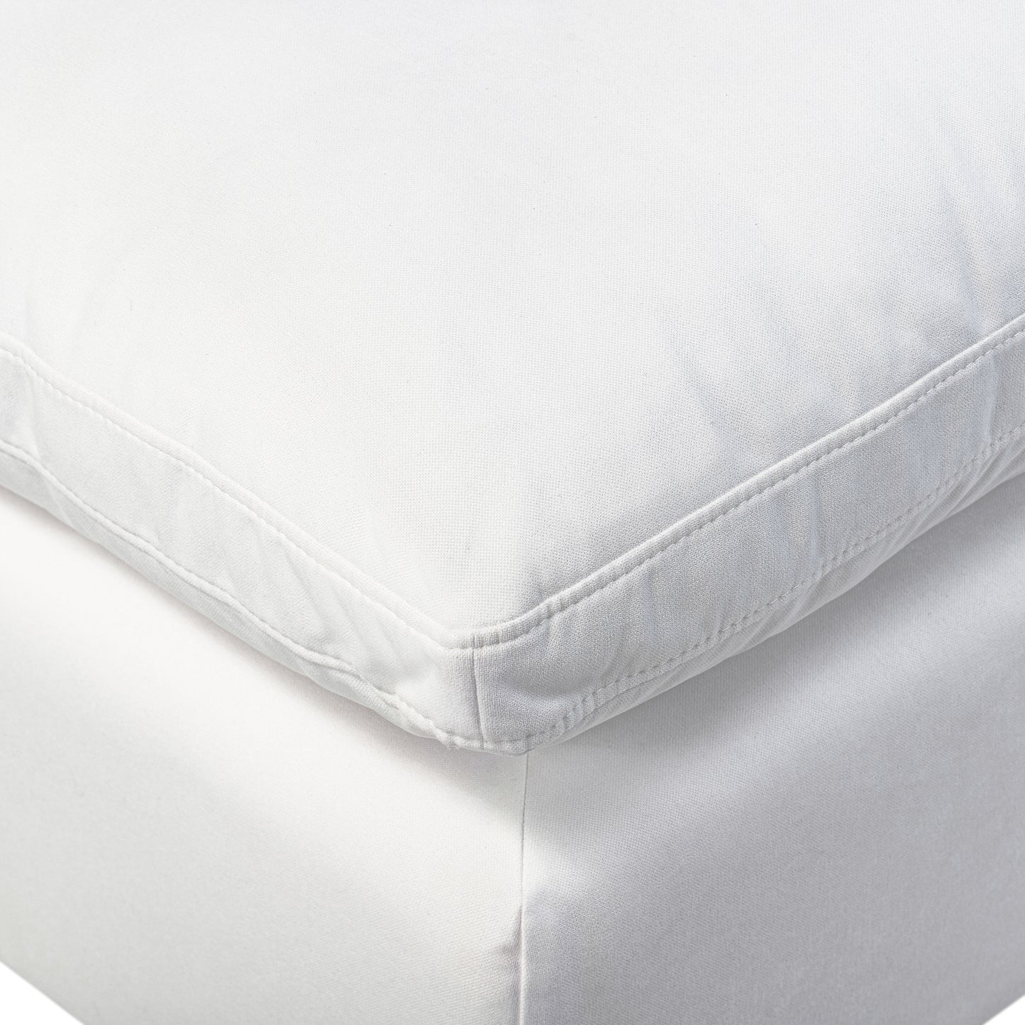 Aspen Armless Chair | Cotton White