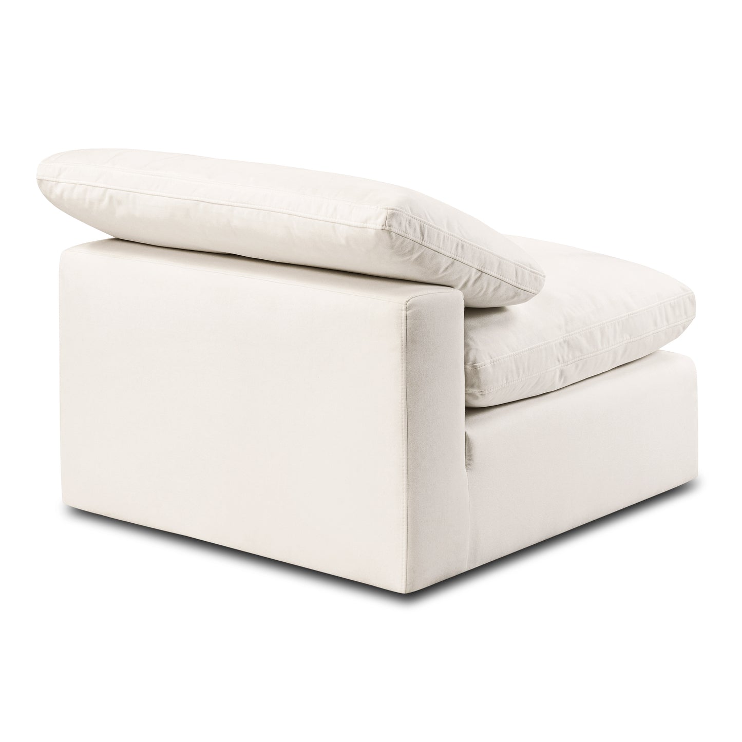 Aspen 39" Modular Armless Chair | Linen White