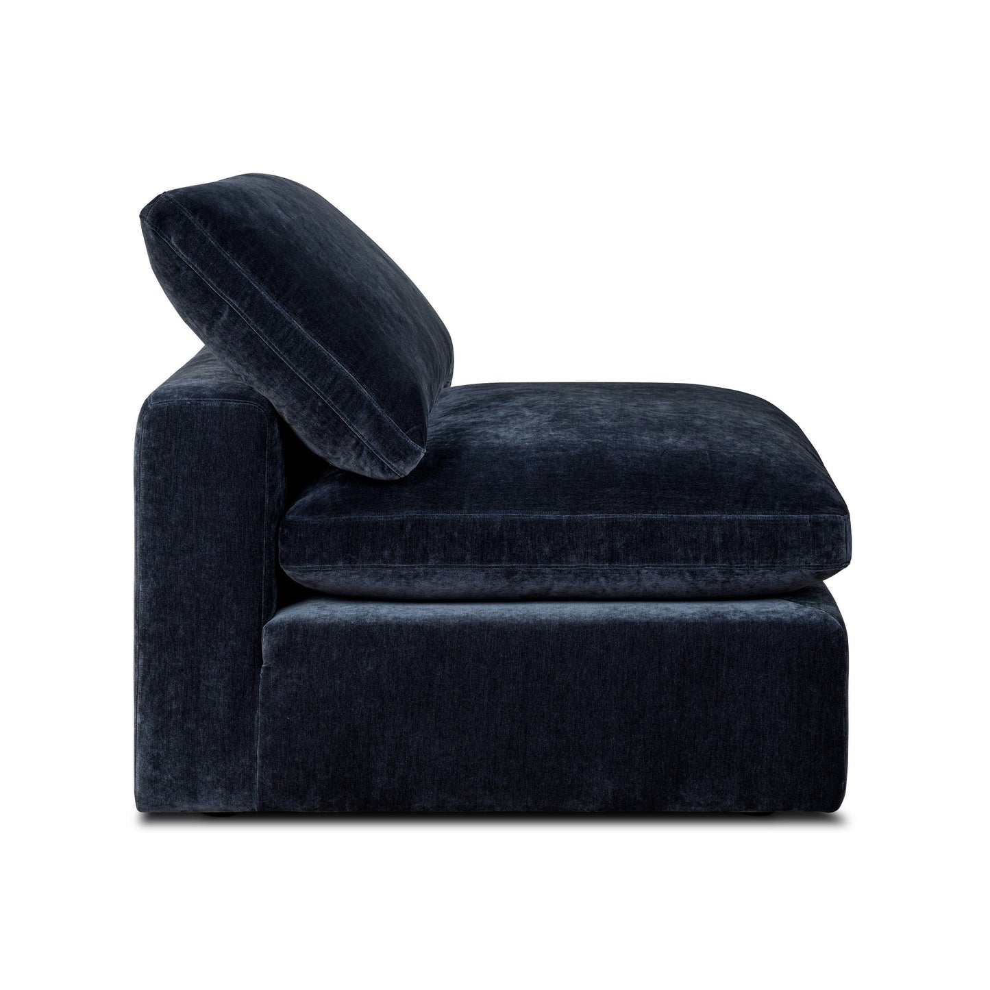 Aspen 39" Modular Armless Chair | Mystic Blue