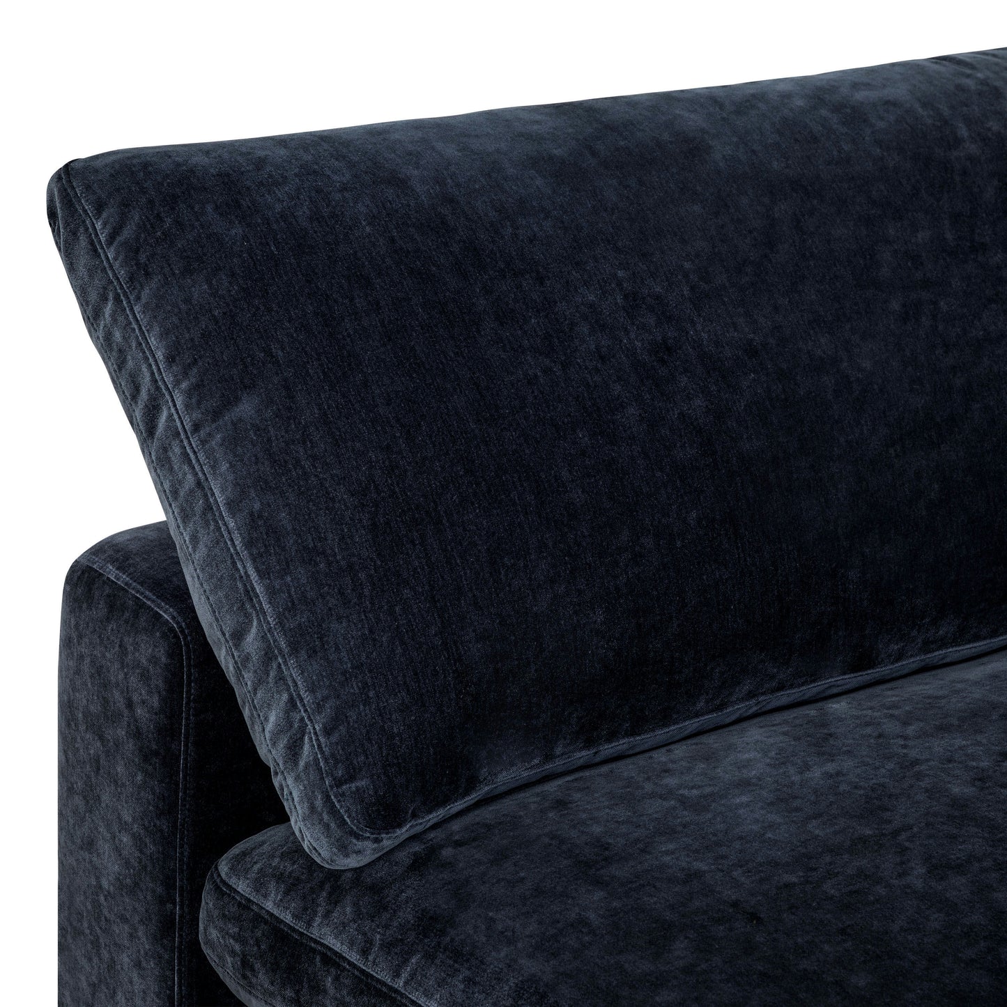 Aspen 39" Modular Armless Chair | Mystic Blue