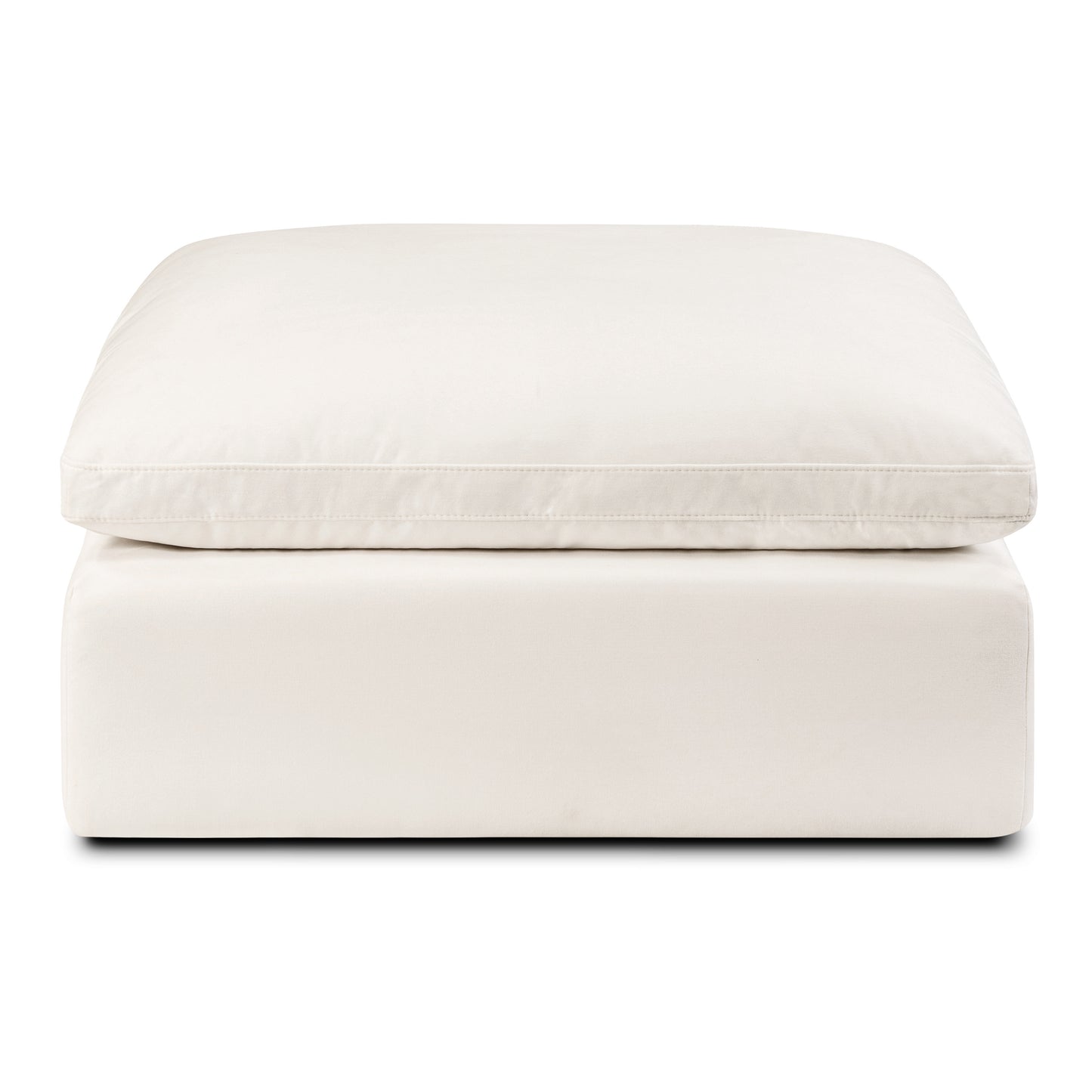 Aspen 39" Modular Ottoman | Linen White