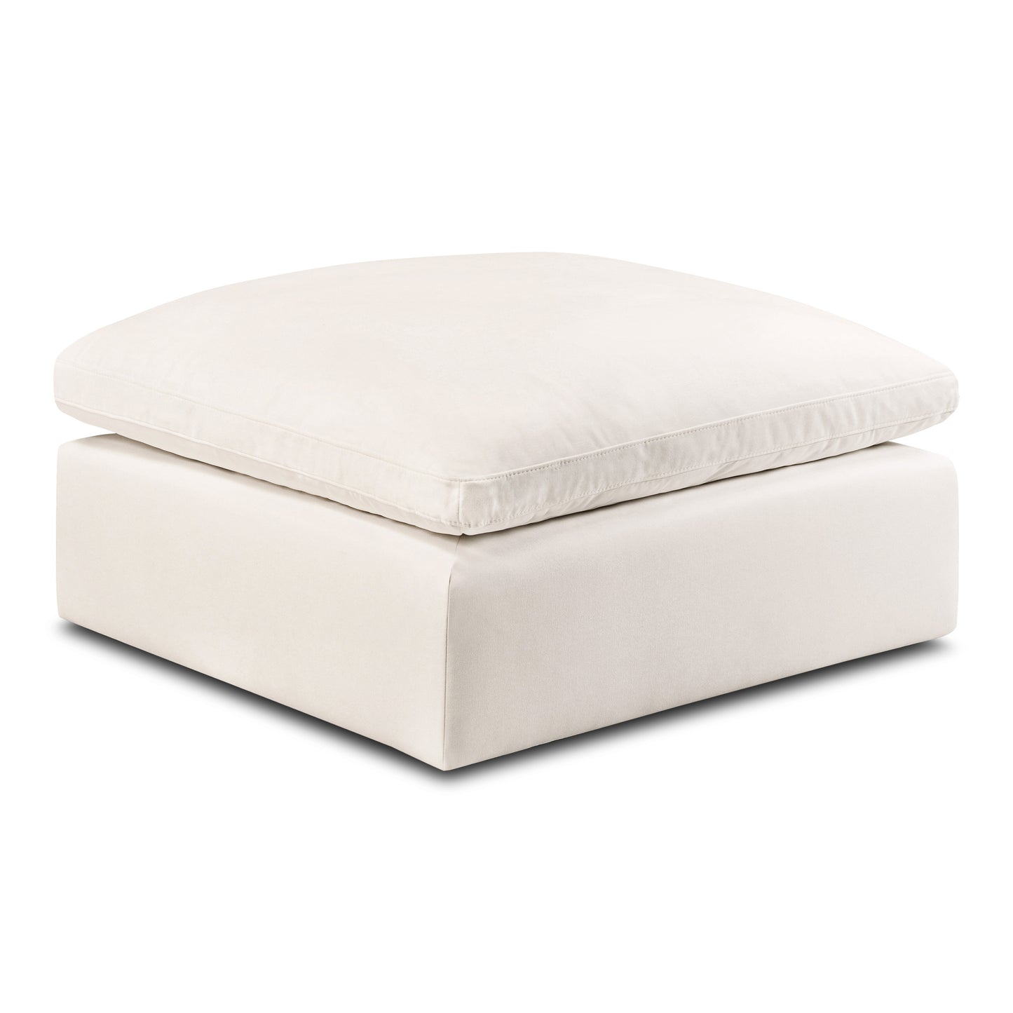 Aspen 39" Modular Ottoman | Linen White