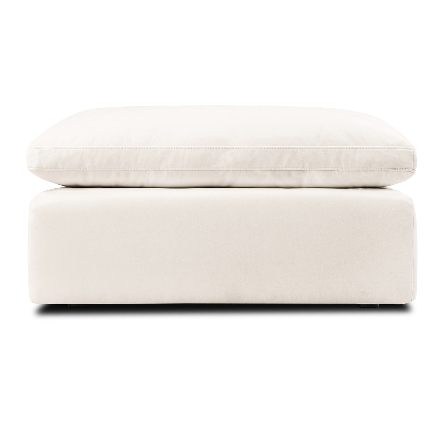 Aspen 39" Modular Ottoman | Linen White