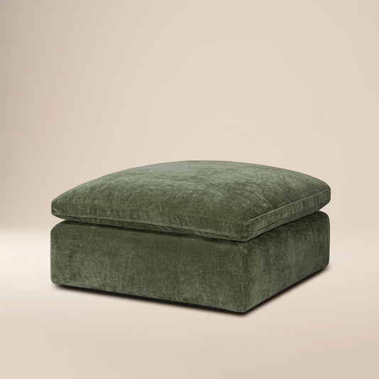 Aspen Ottoman | Sagano Green