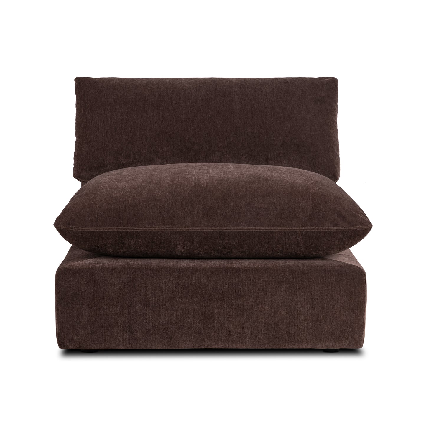 Davos 40.5" Modular Armless Chair | Sable Brown