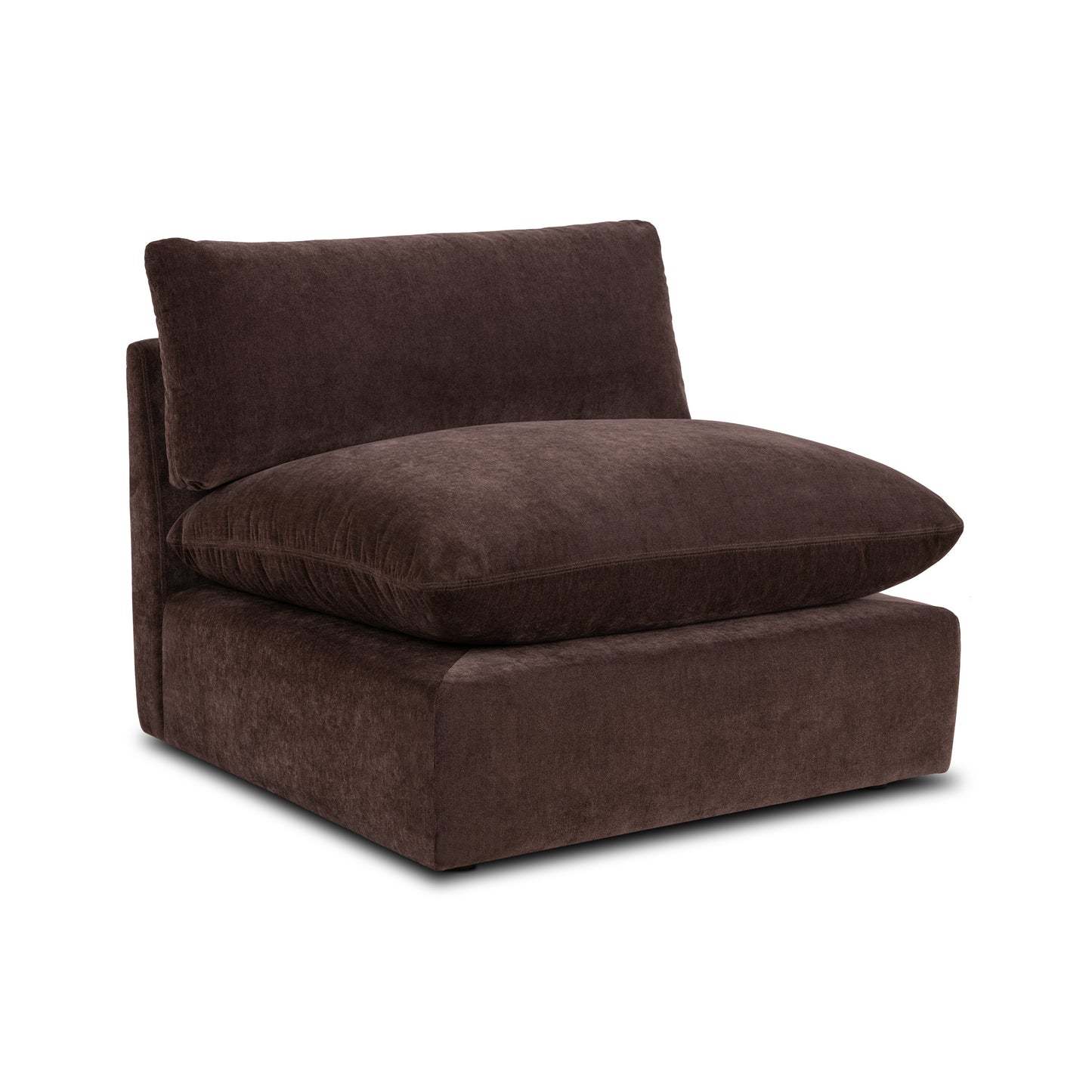 Davos 40.5" Modular Armless Chair | Sable Brown