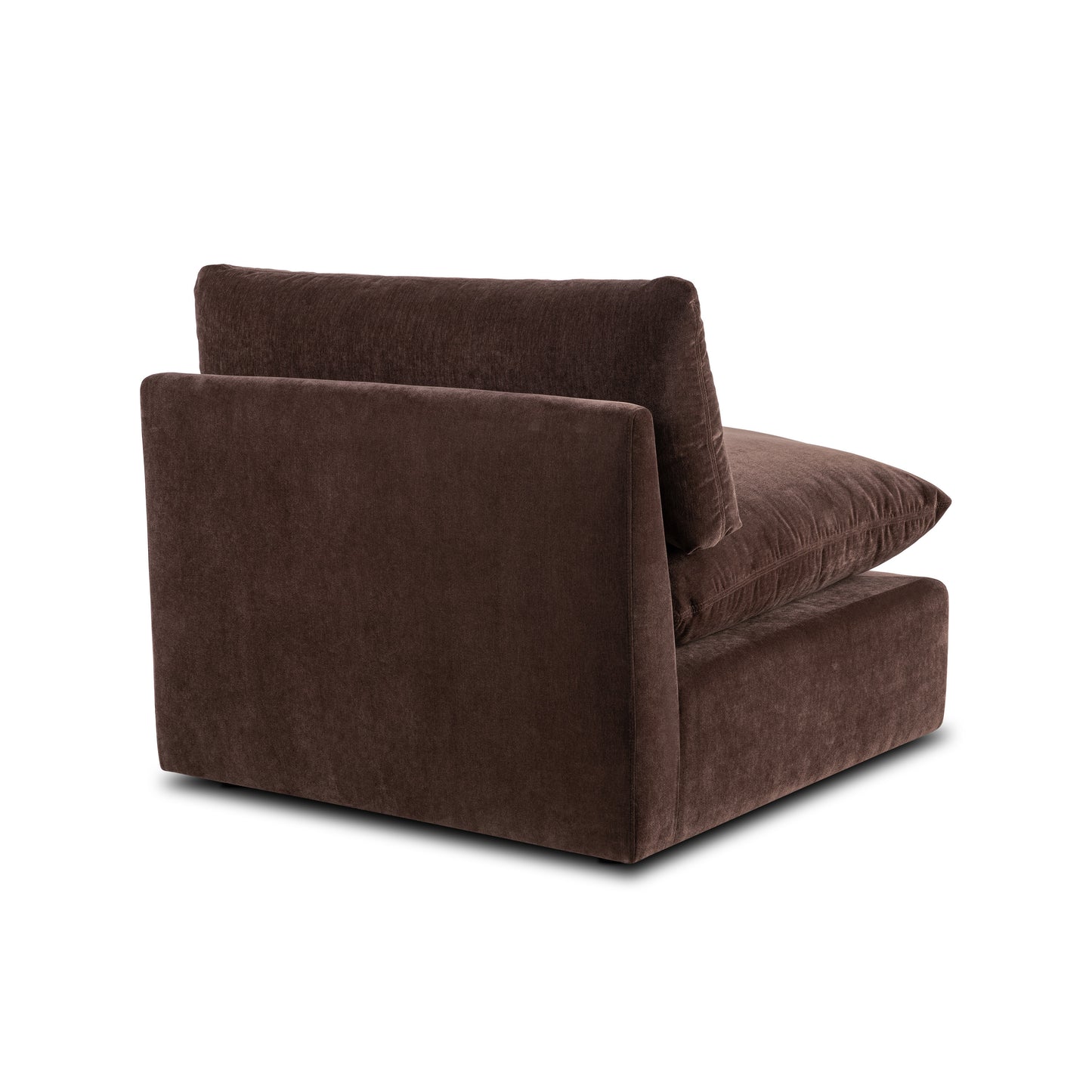 Davos 40.5" Modular Armless Chair | Sable Brown