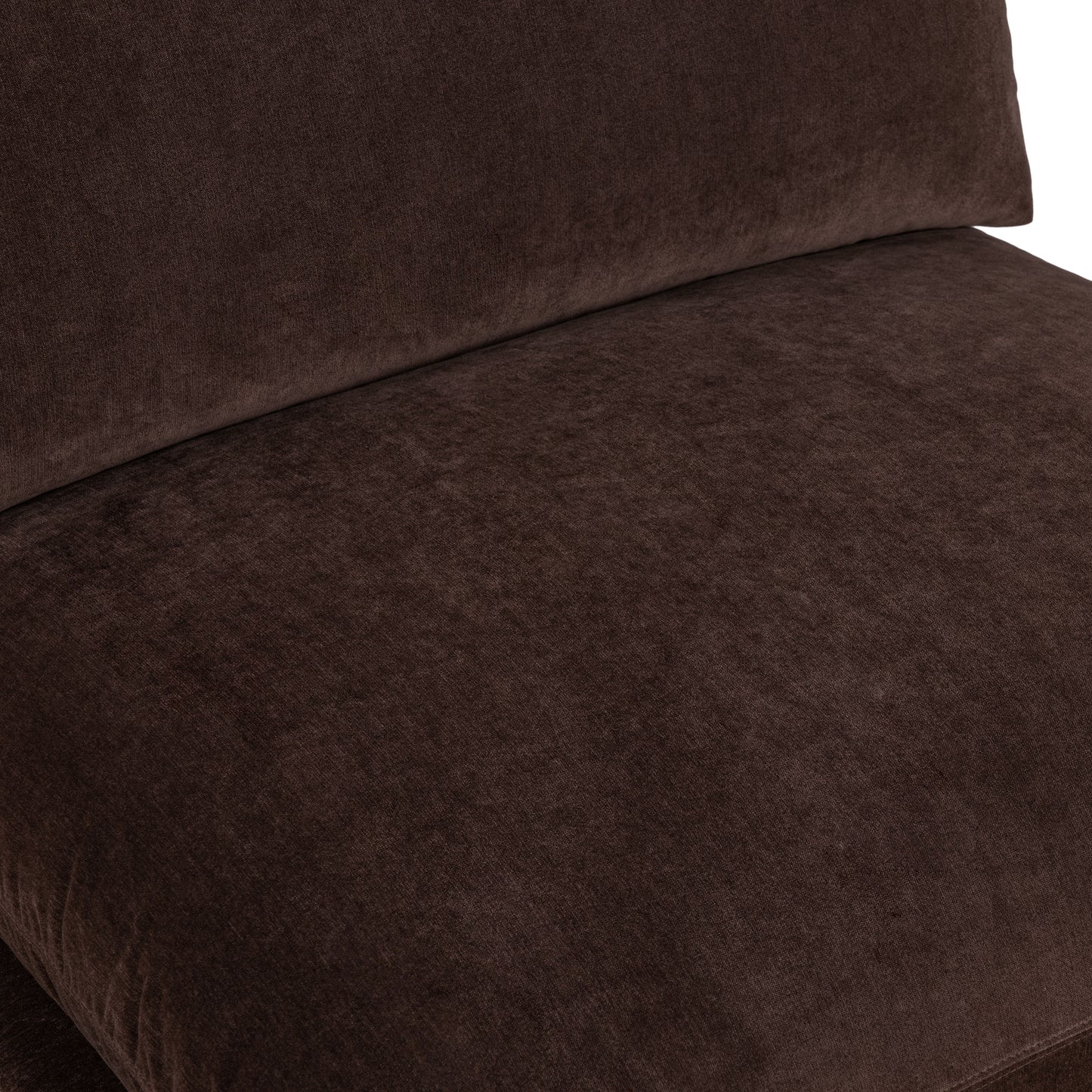 Davos 40.5" Modular Armless Chair | Sable Brown