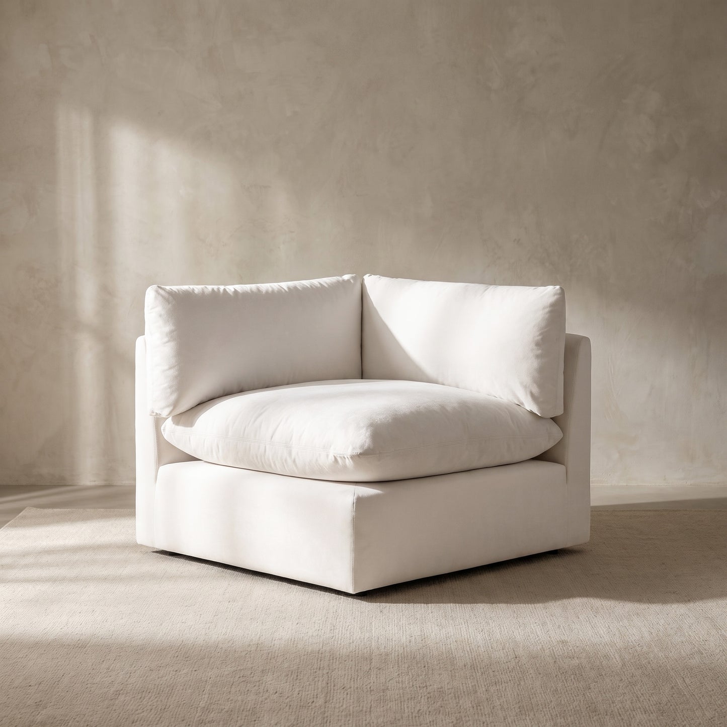 Davos 40.5" Modular Corner | Linen White