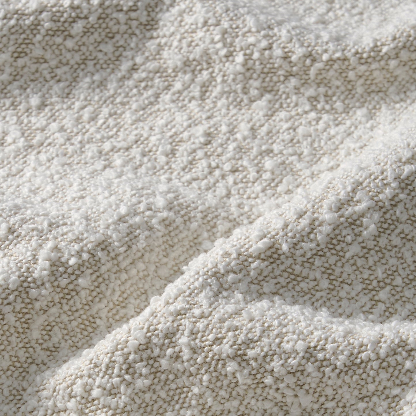 Acadia Bed | Froth White Boucle | King