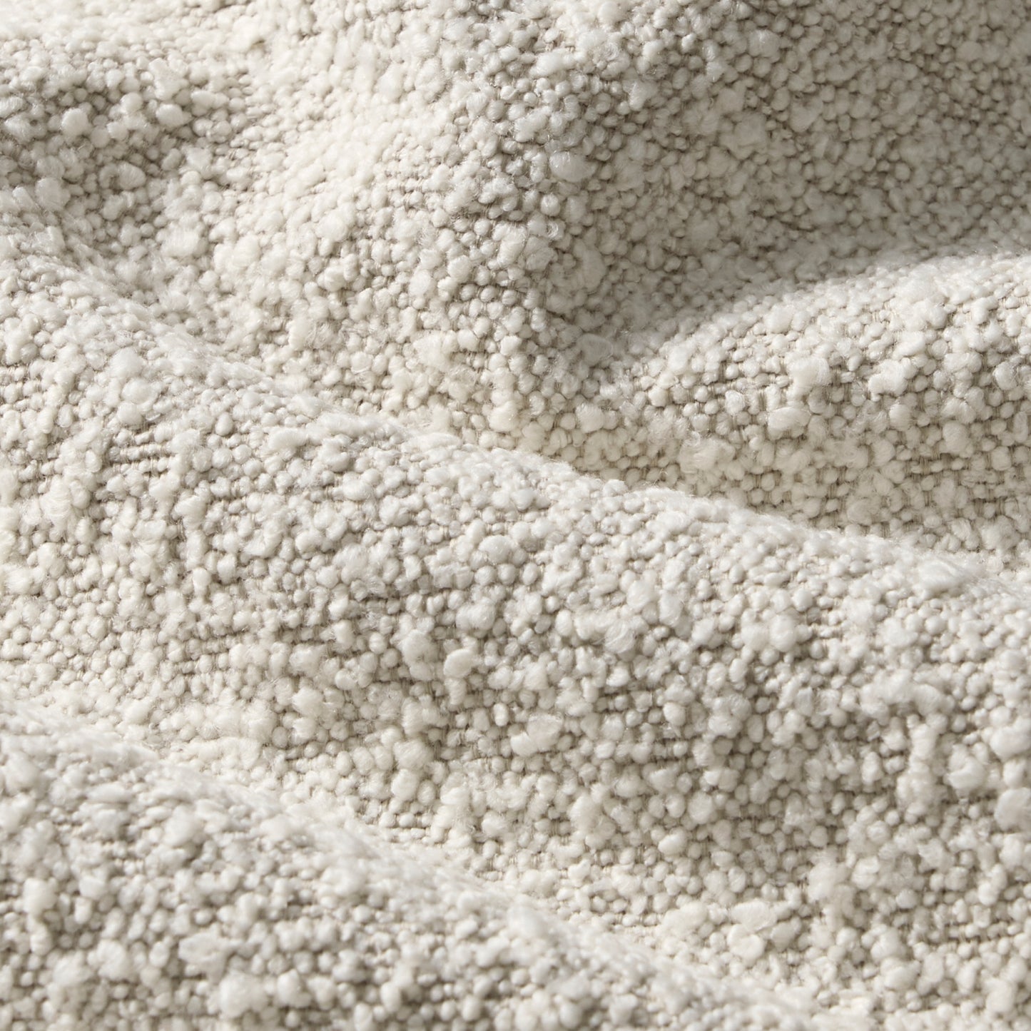 Basel Ottoman | Crema White Boucle
