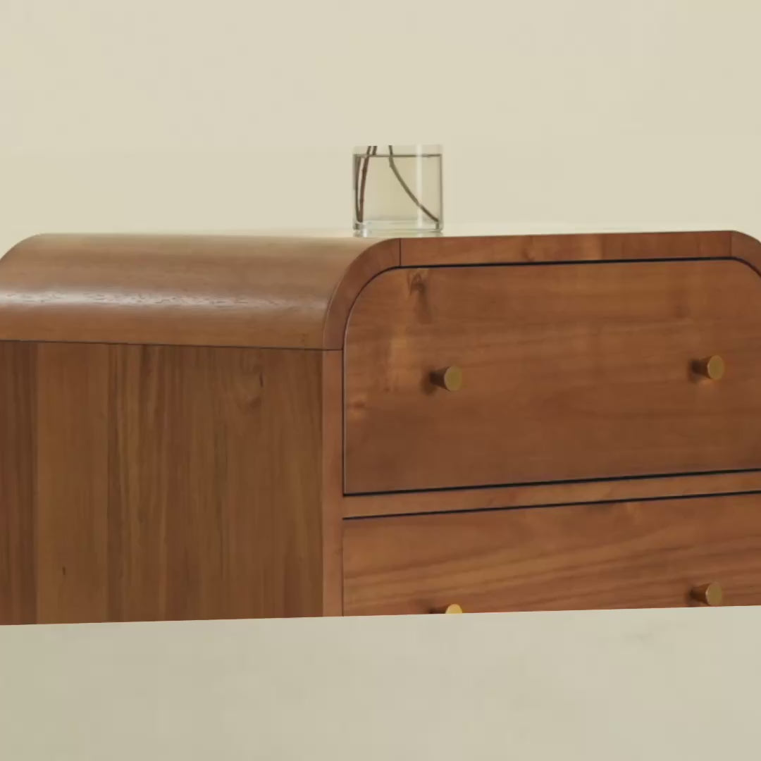 Oslo Nightstand | Light Brown 