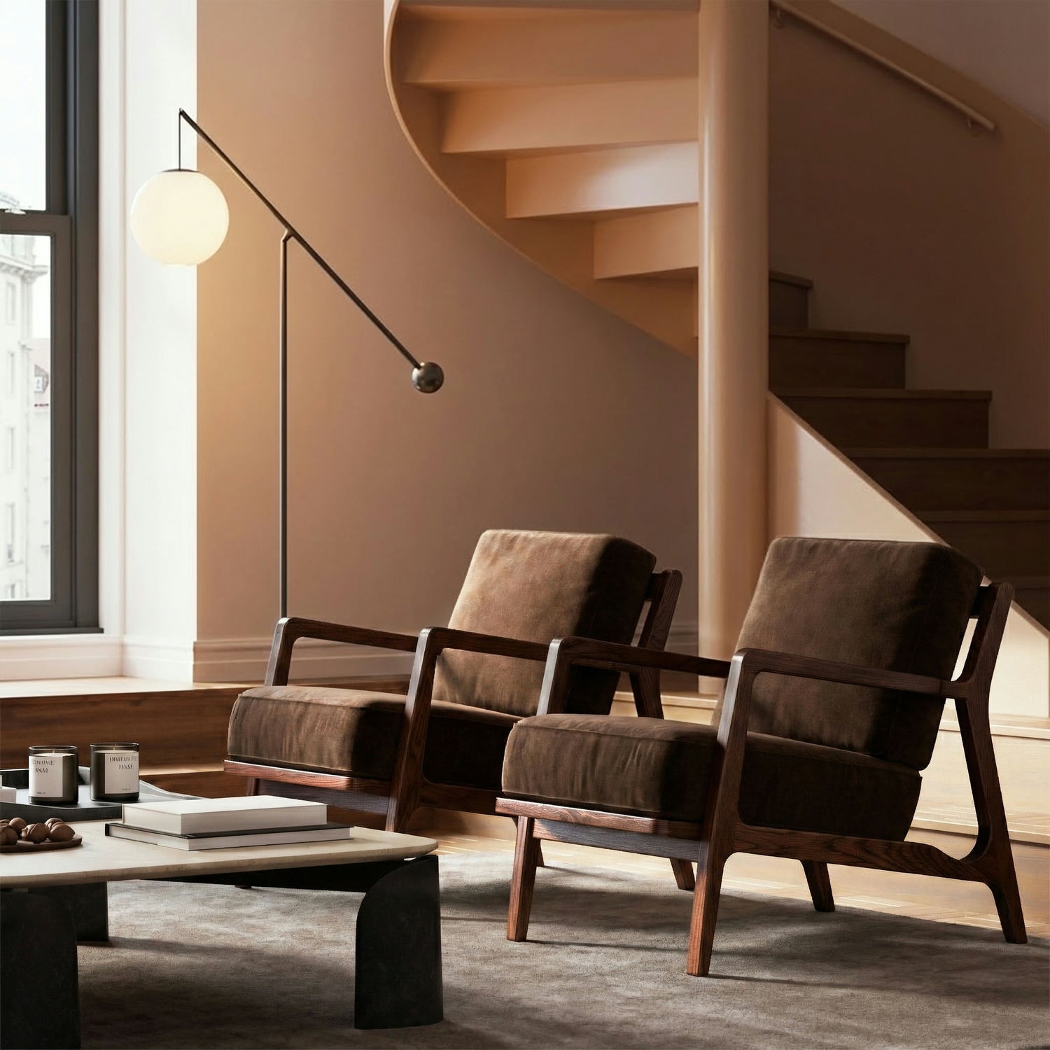 Verity Lounge Chair | Bronzer Brown lifestyle_image